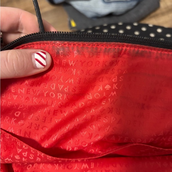 Kate Spade Black and White Polka Dot Tote - Picture 4 of 5